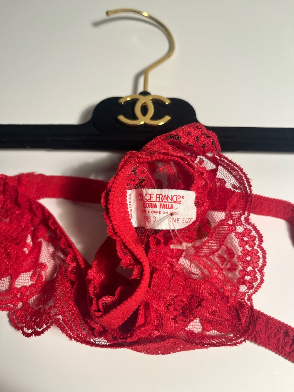 VINTAGE LILLY OF FRANCE ๐ Garter belt ๐๐๐ one size ๐ - Picture 3 of 7